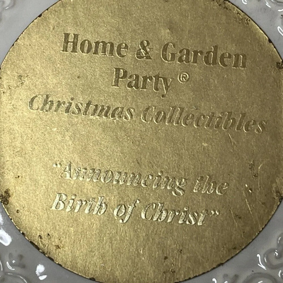Home & Garden Party Christmas Ornament 1998 Announcing the Birth of Christ - Picture 9 of 9